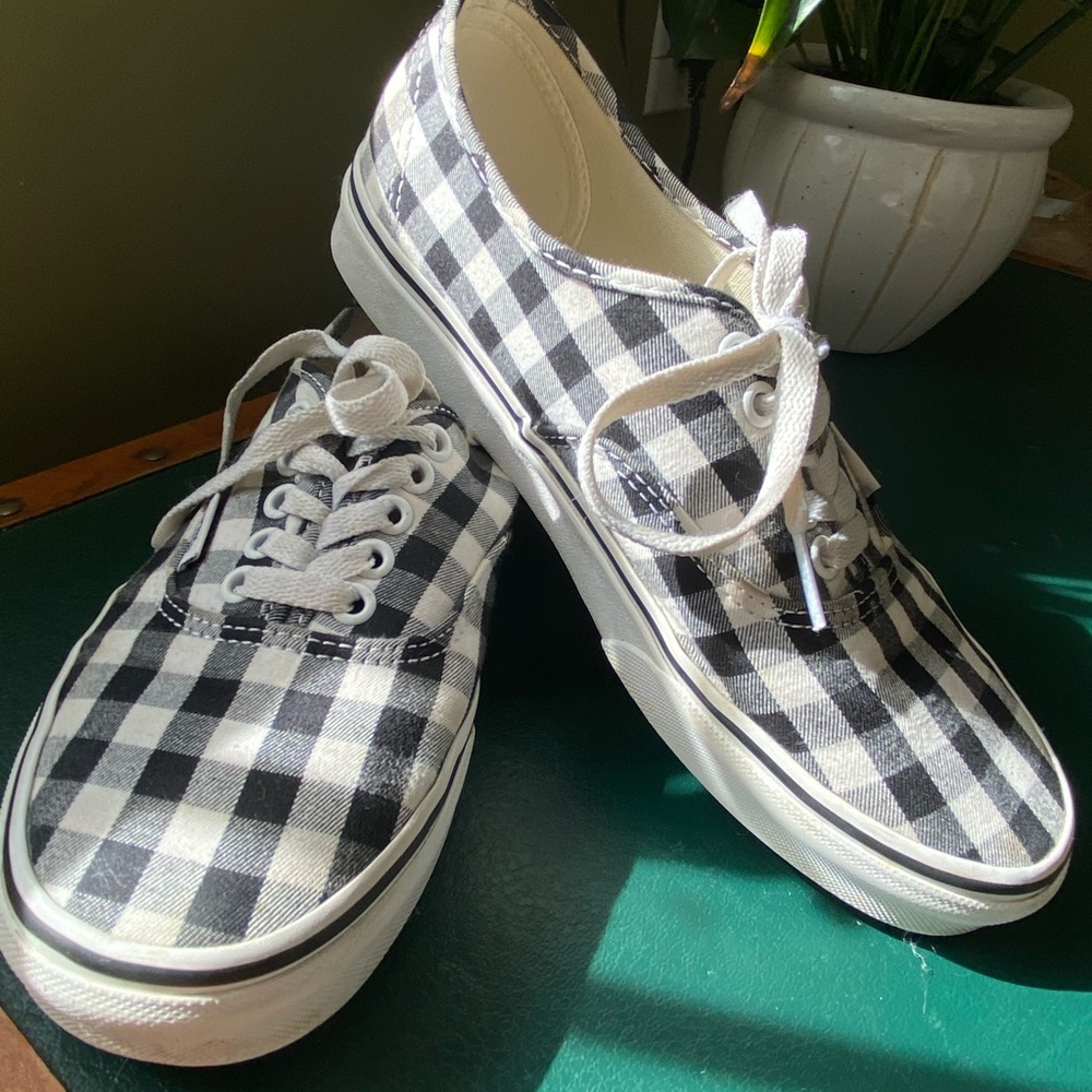 Gingham Vans